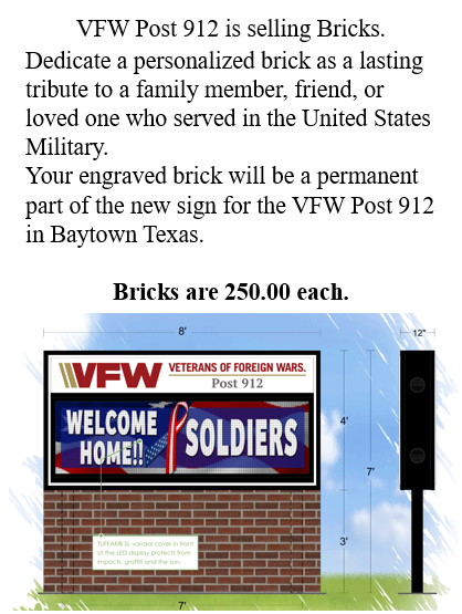 Brick Sale Fund Raiser 